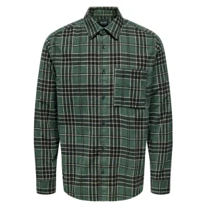 Groen geprint shirt Leo Check
