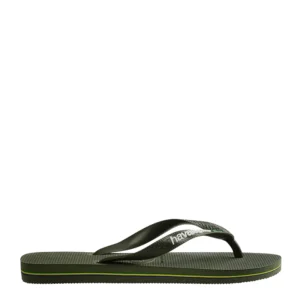Havaianas Brasil logo Slippers Groen