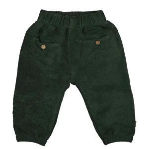Groene comfy jogger broek Towelling