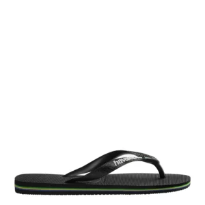 Havaianas Brasil logo Slippers Zwart