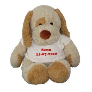 Knuffel Hond (Groot) met naam