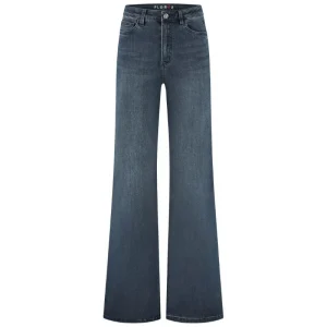 Indigo Blue high waist flared jeans Ana
