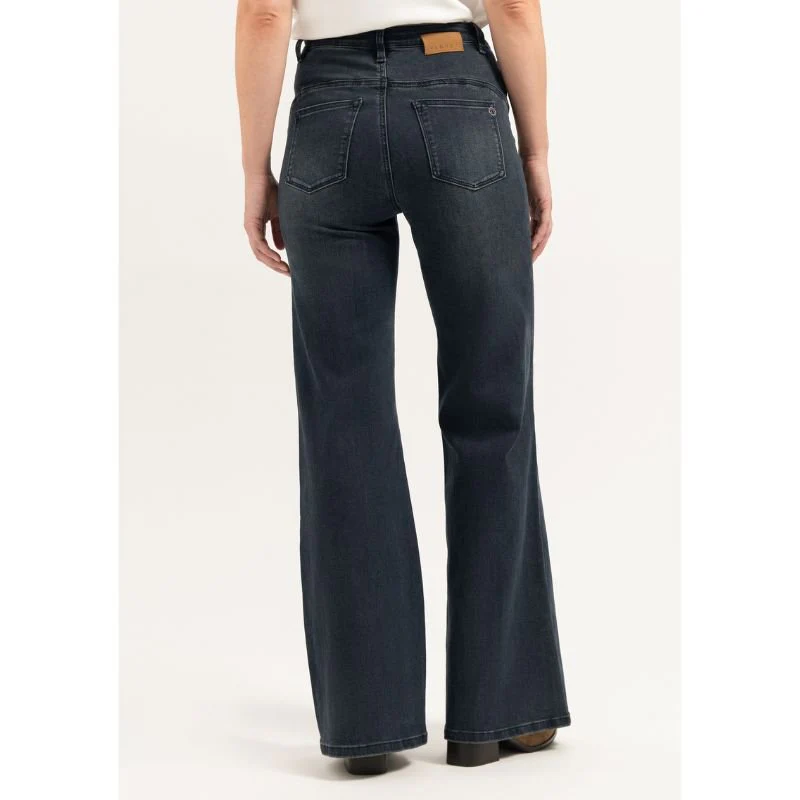 Indigo Blue high waist flared jeans Ana - Afbeelding 3