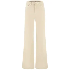 Ivory Cream flared jeans Anna