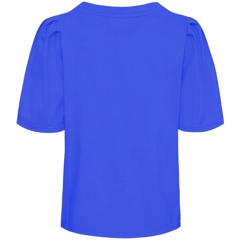 Jeansblauw v-neck ss t-shirt Tinni - Afbeelding 3