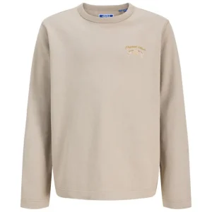 Khaki crew neck sweater Upstate Graphic