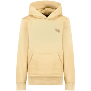 Khaki geprinte backprint hoodie Lence
