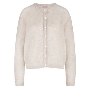 Kit regular fit cardigan Bibi mohair