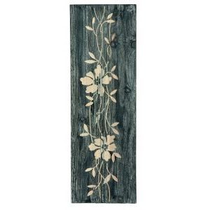Houten relief in olie Flower, 60x20x3,5 cm