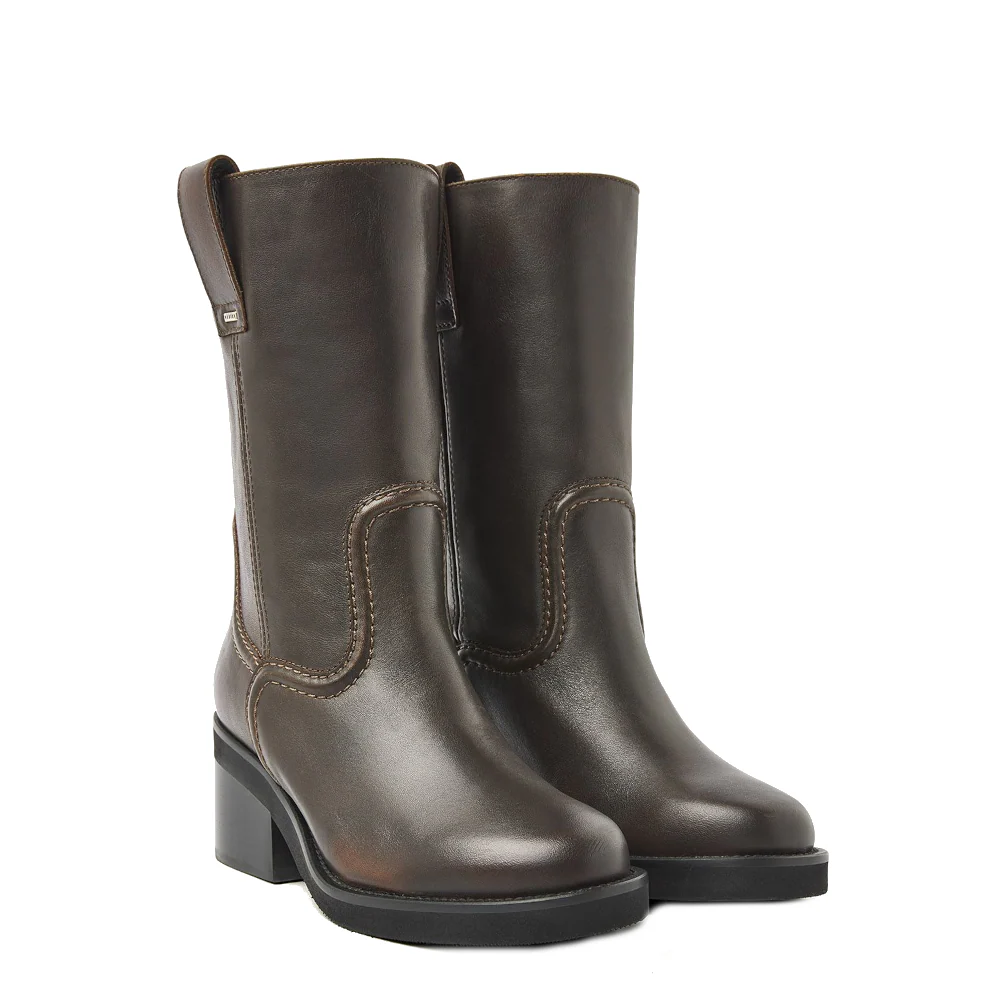 Nubikk Enkellaarsjes 21083800 Bruin - Afbeelding 3