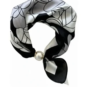 Leaf black parel sjaaltje Chloe