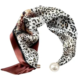 Leopard cayenne parel sjaaltje Chloe