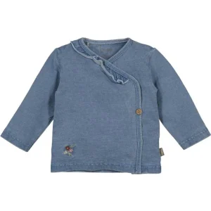 Lichtblauw ruffle shirt Jog Denim