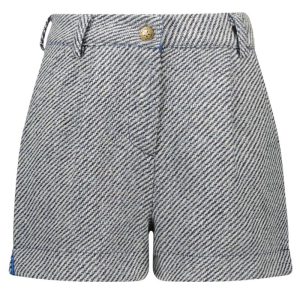 Lichtblauwe plooien short Febe