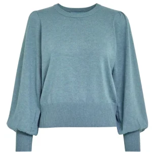 Lichtblauwe pullover Liva