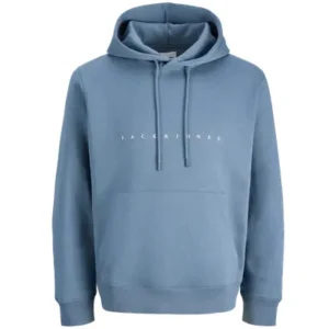 Lichtblauwe relaxed fit hoodie Star