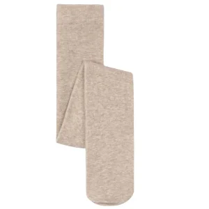 Lichtbruin fijngebreide maillot