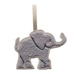 Lichtgrijs speendoekje Elephant