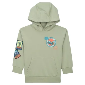 Lichtgroene hoodie Muller