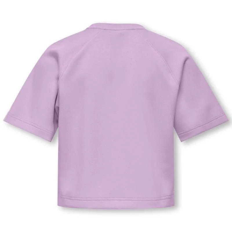 Lichtpaars loose fit t-shirt Ada - Afbeelding 3