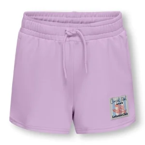 Lichtpaarse sporty loose fit short Gada