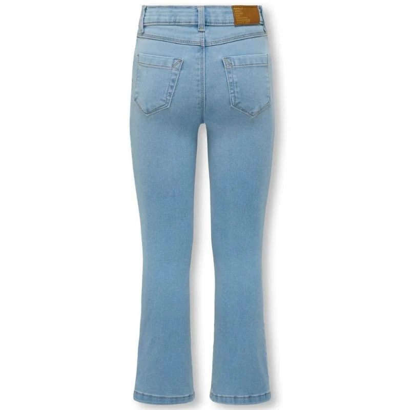 Light Blue Denim flared jeans Royal Flower - Afbeelding 3