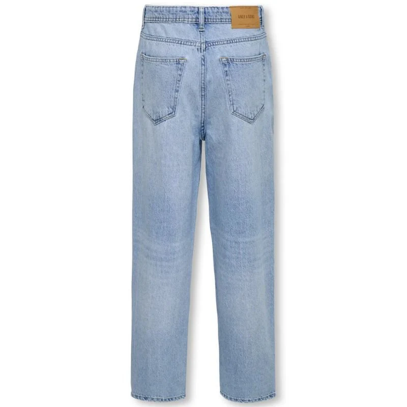 Light Blue Denim loose jeans Fade - Afbeelding 3