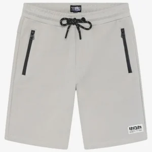 Light Dusty Grey jog short Zipper 960622