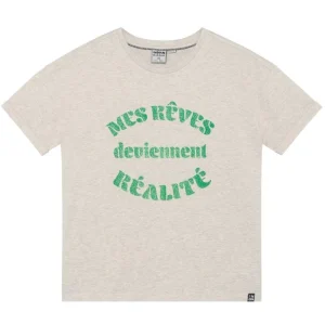 Light Sand Melange t-shirt Wide Fit 970628