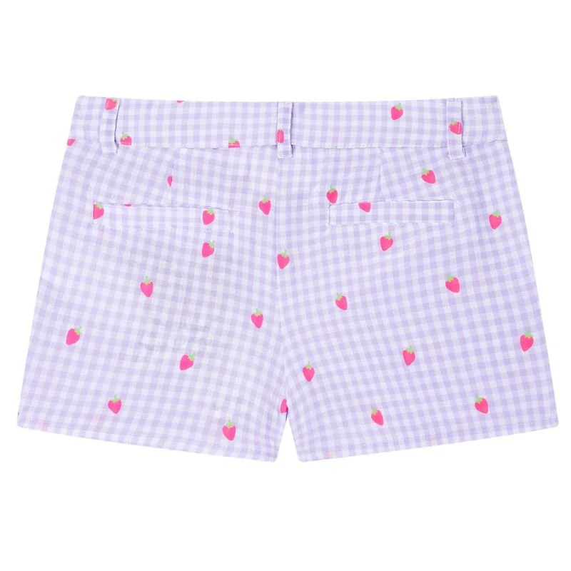Lila geprinte short Elina - Afbeelding 3