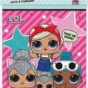 Uitdeel zakjes L.O.L Surprise 8 stuks
