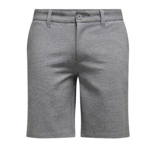 Medium Grey Melange short Mark