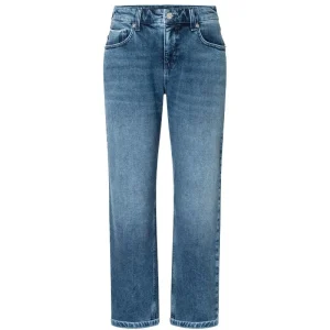 Mid Blue Random jeans Straight