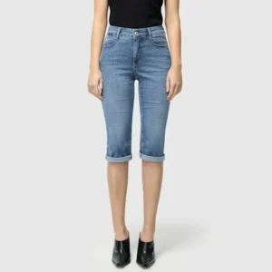 Mid Light Blue Wash capri Dream Sun