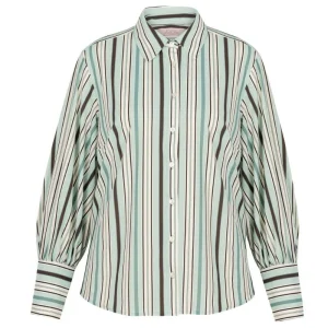 Multicolor gestreepte blouse Rensje