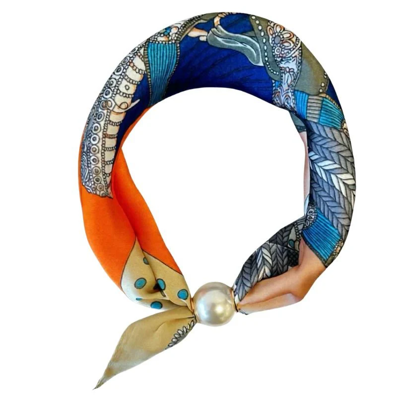 Multimix green parel sjaaltje Chloe - Afbeelding 2