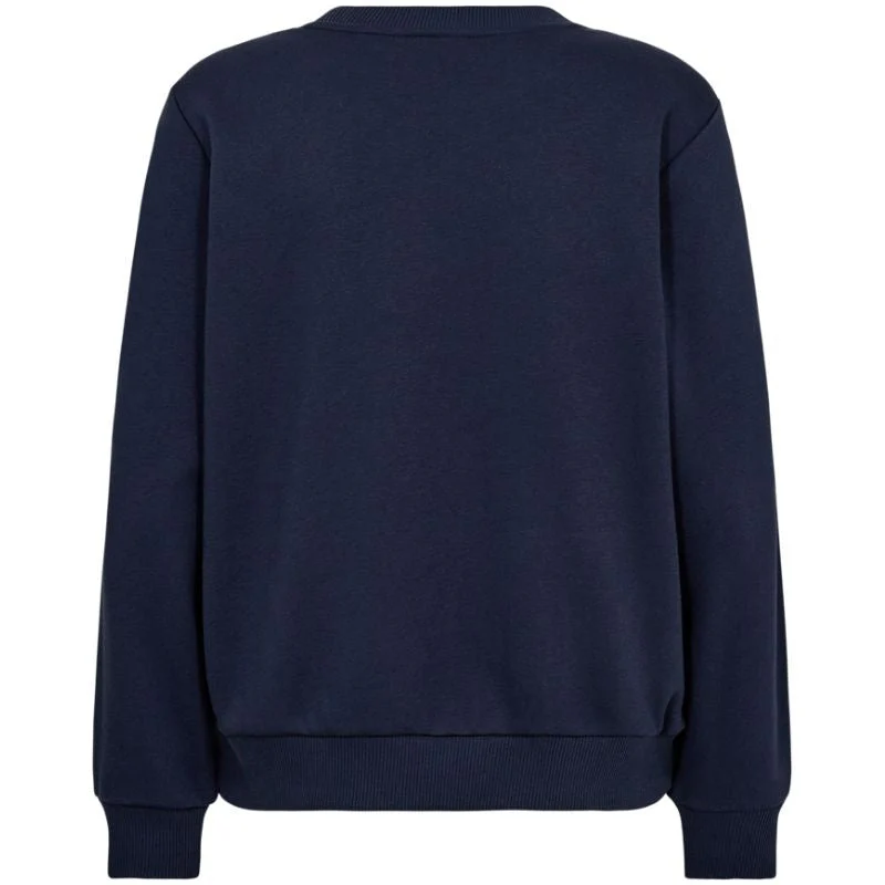 Navy Blazer met offwhite print pullover Kamela - Afbeelding 3