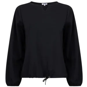 Night Blue travelstof blouse Joan