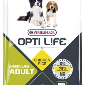 Opti Life Medium Hondenvoer ADULT 2,5 KG