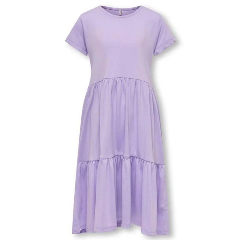 Paarse jurk Dalia - Afbeelding 2