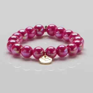 Pink Mirage parelarmband 10mm