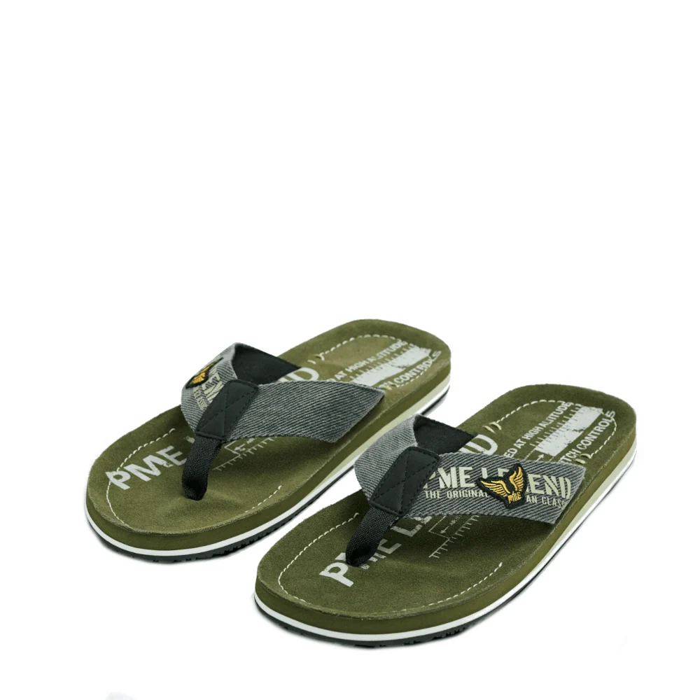 PME Legend slippers PBO2304200 Khaki - Afbeelding 3