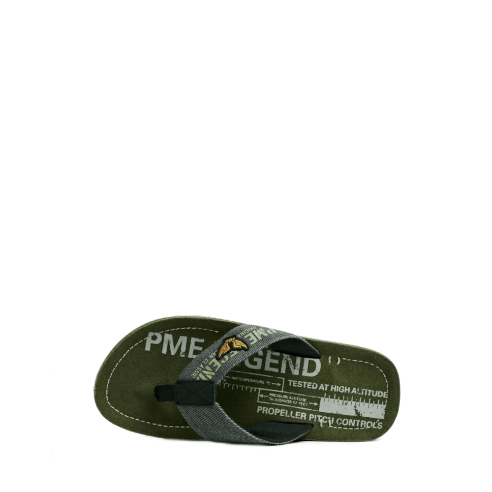 PME Legend slippers PBO2304200 Khaki - Afbeelding 4