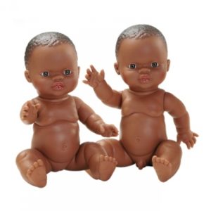 Pop Gordi meisje  (donker), bloot 34 cm