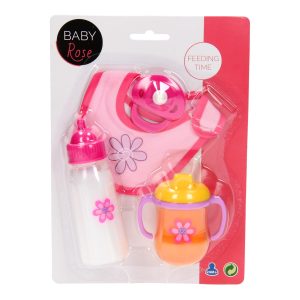Baby Rose Poppen speel set Etenstijd