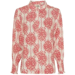 Rode blouse Gyta