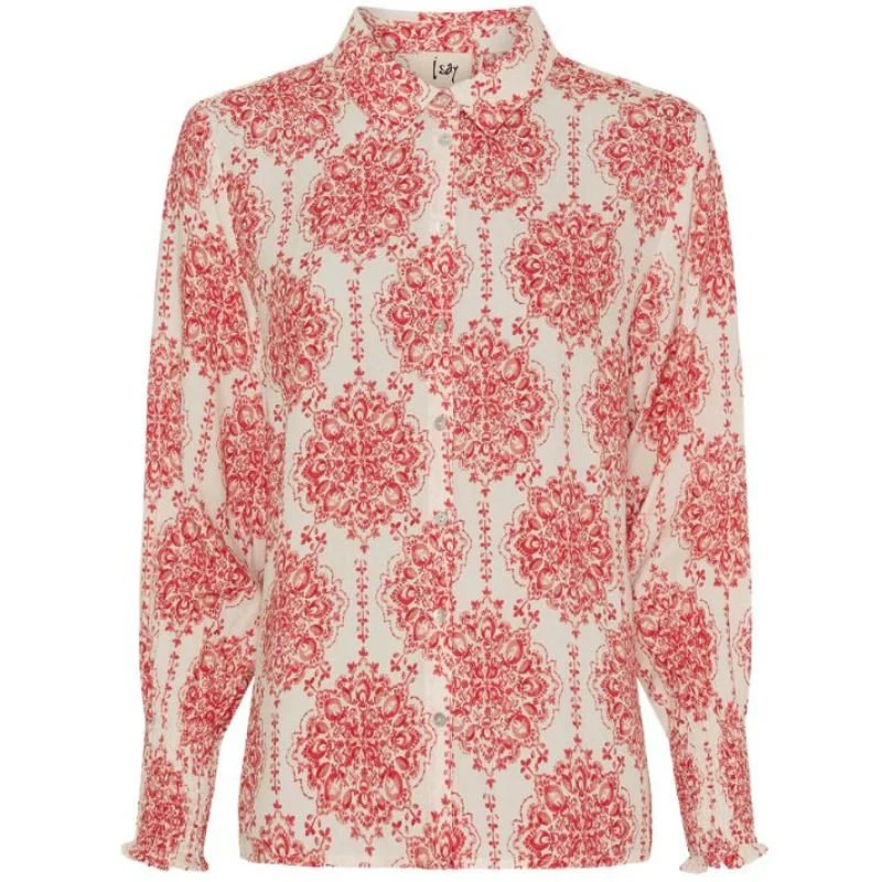 Rode blouse Gyta