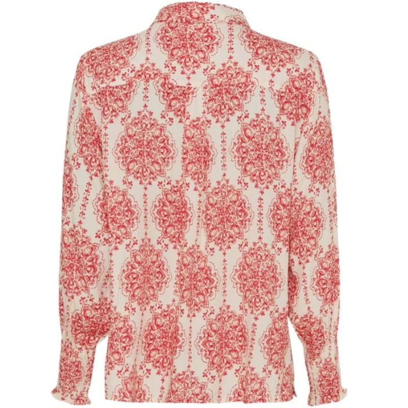 Rode blouse Gyta - Afbeelding 3