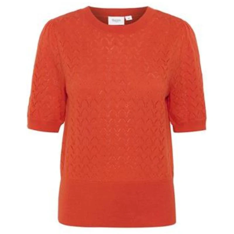 Rode puff pullover Karna - Afbeelding 2