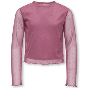 Roze longsleeve Jada Rhinestone